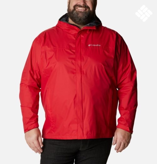 Columbia Watertight II Regnjakker Herre Rød | Plus Size 58032H